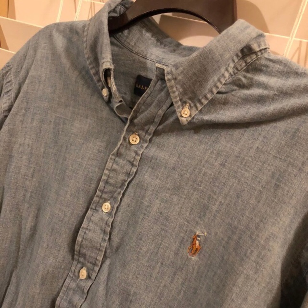 Men’s Ralph Lauren denim button down